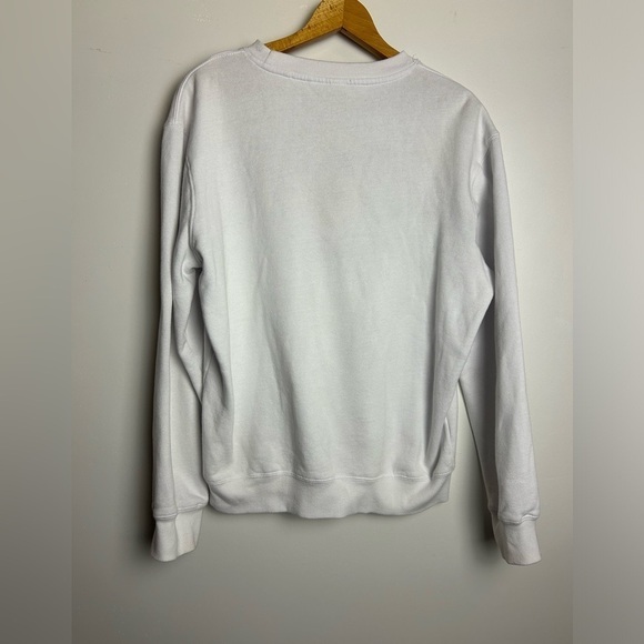 Hard Rock Cafe Chicago Fleece Long Sleeve Sweatshirt White Size M - Picture 2 of 9